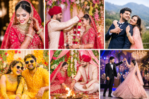 Romantic wedding couple photography in Dehradun